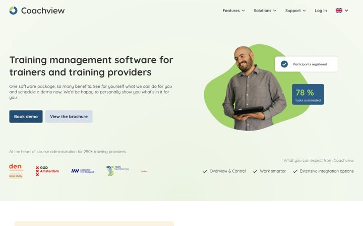 Screenshot of coachview.com