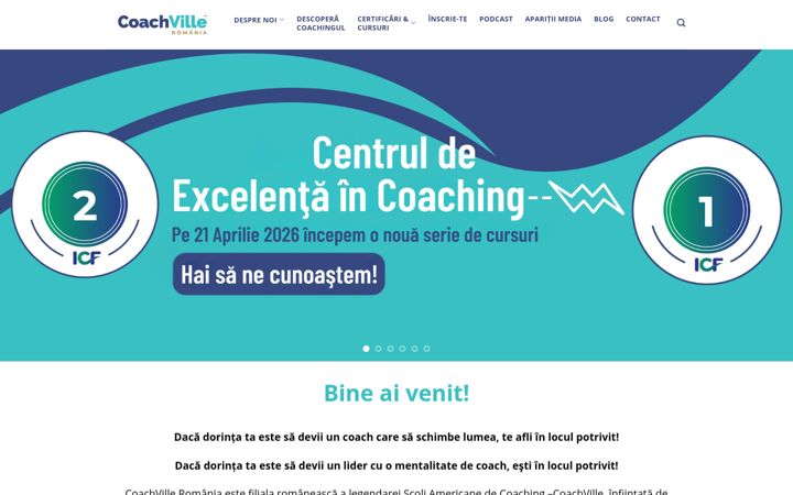 Screenshot of coachville.ro
