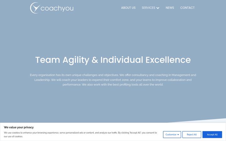 Screenshot of coachyou.be