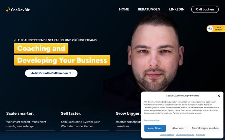 Screenshot of coadevbiz.de