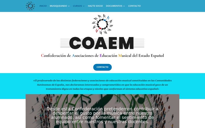 Screenshot of coaem.org