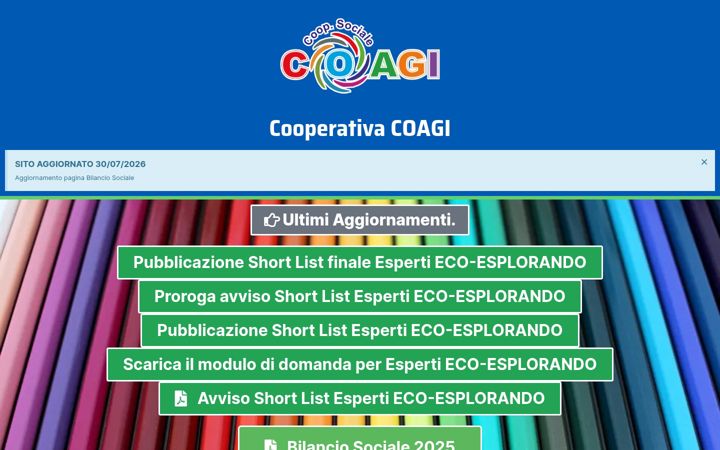 Screenshot ta' coagi.net