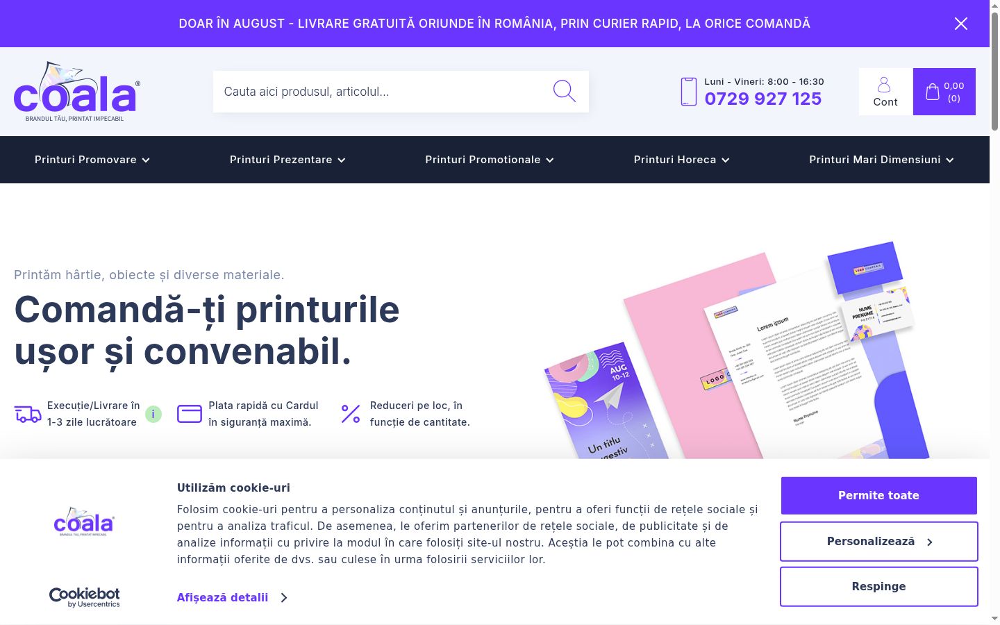 Capture d'écran de la bannière de consentement affichée avant toute interaction