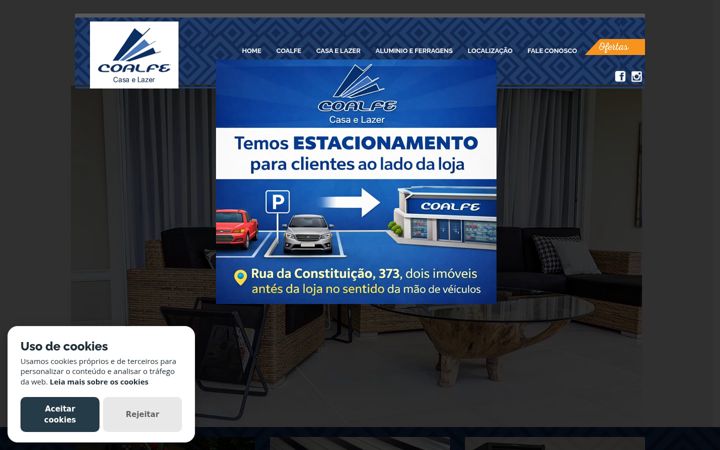 Posnetek zaslona coalfe.com.br