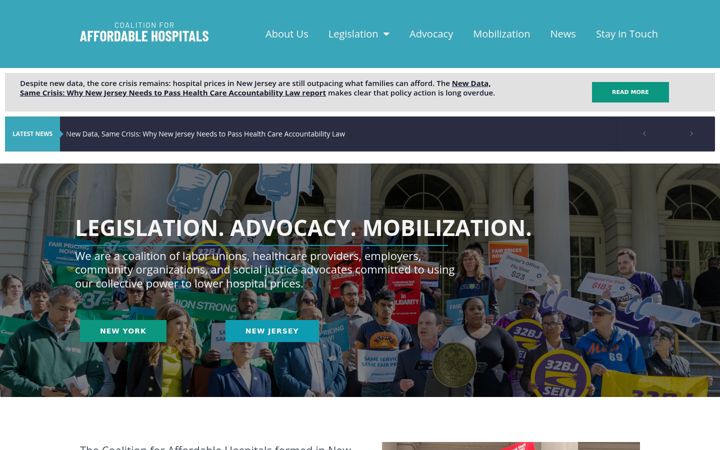 Screenshot του coalitionforaffordablehospitals.org