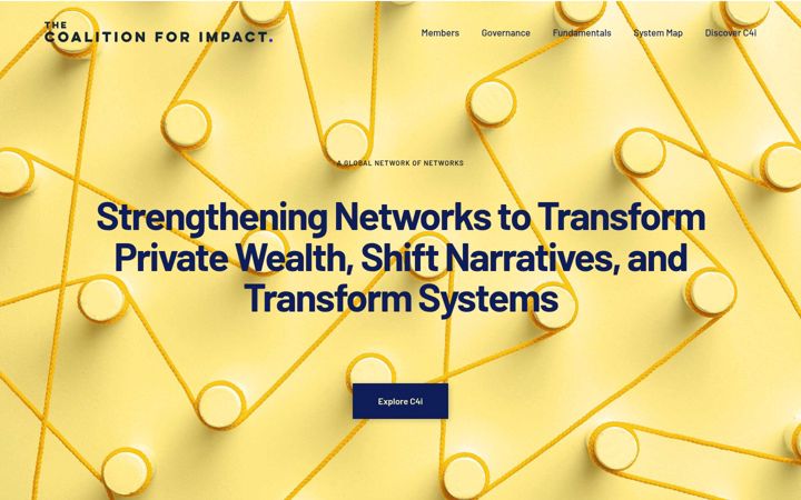 Screenshot του coalitionforimpact.org