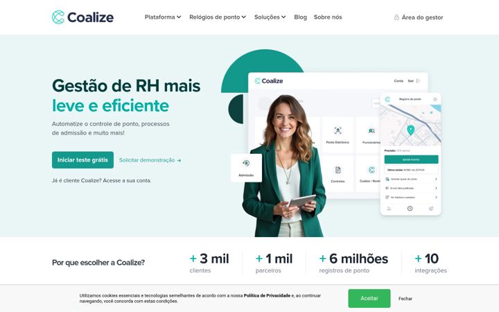Screenshot of coalize.com.br