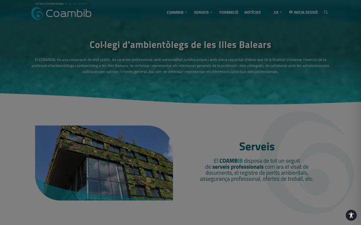 Screenshot του coambib.org