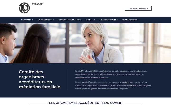Screenshot του coamf.org