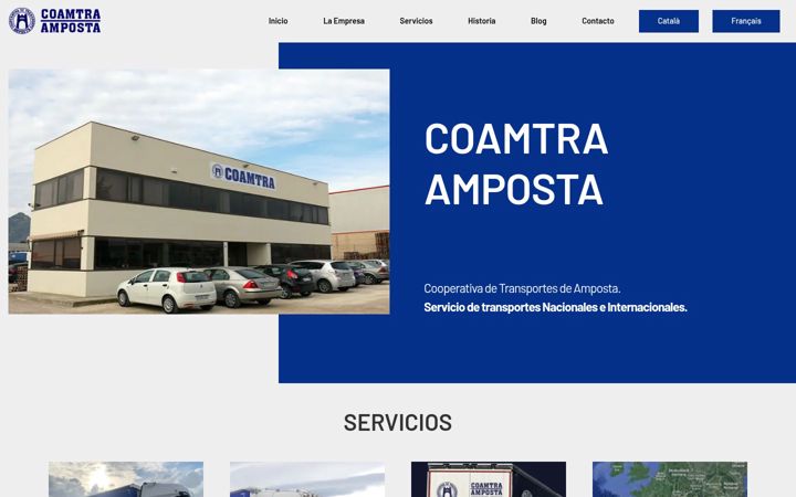 Screenshot of coamtra.es
