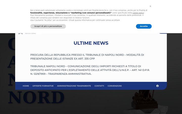 Screenshot of coanapolinord.it