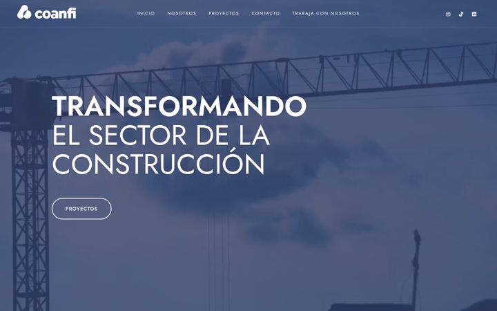 Screenshot of coanfi.com