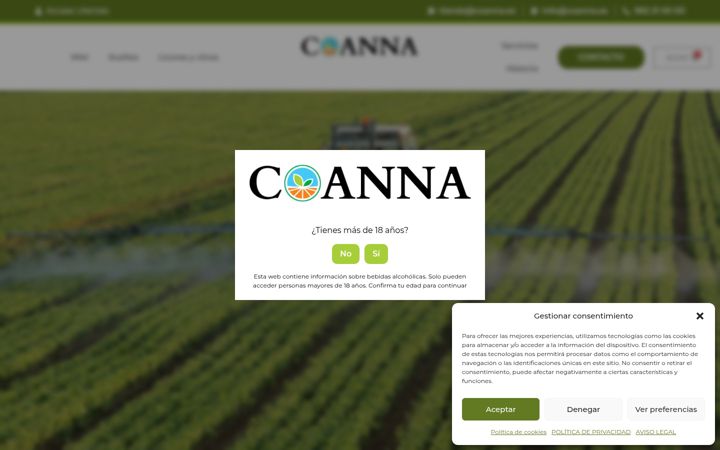 Screenshot of coanna.es