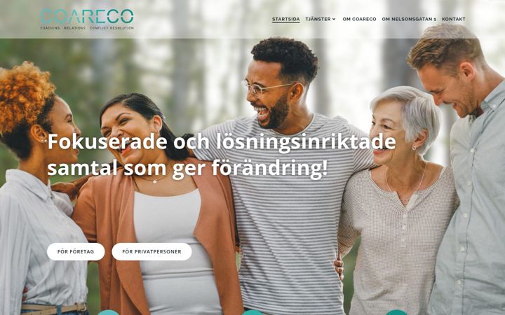 Screenshot of coareco.com