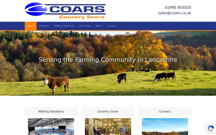 Zrzut ekranu coars.co.uk