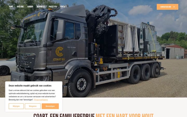 Screenshot of coartbv.be