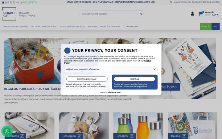 Screenshot of coarte.net
