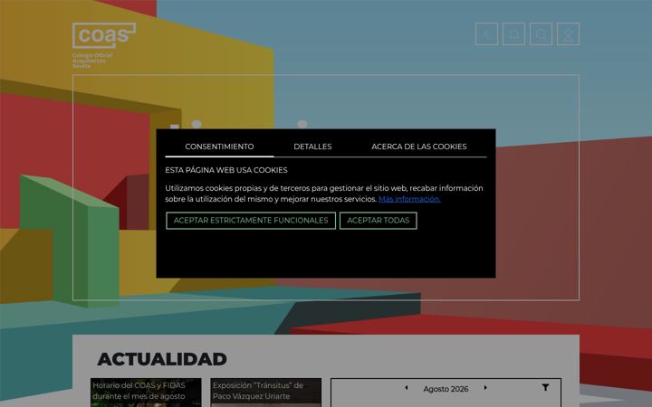 Screenshot of coasevilla.org