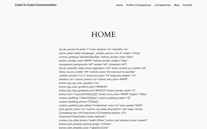 Screenshot of coast2coastcommunication.com