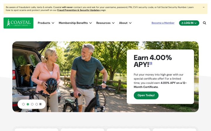 Screenshot of coastal24.com