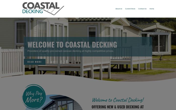 Screenshot of coastaldecks.co.uk