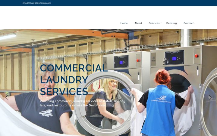 Screenshot of coastallaundry.co.uk