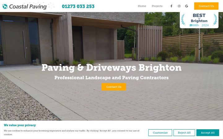Screenshot of coastalpaving.co.uk