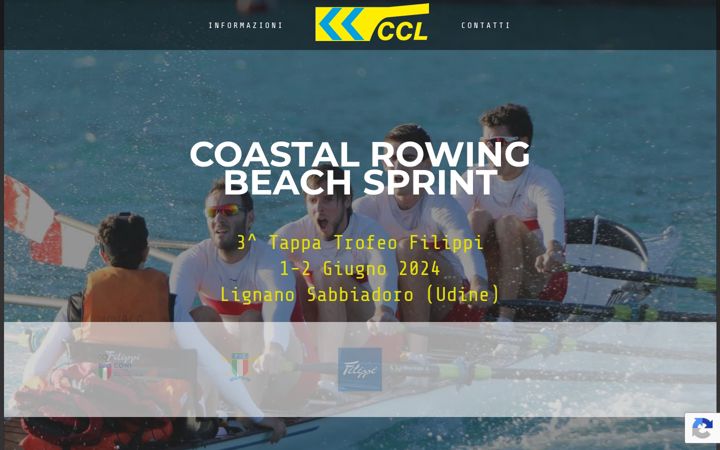 Screenshot van coastalrowing.it