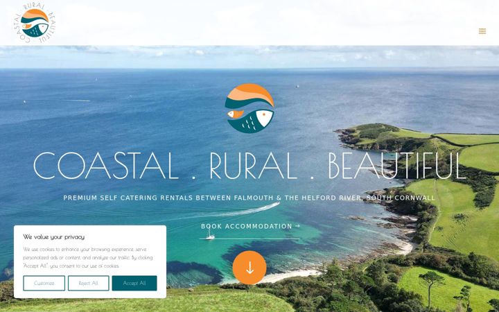 Screenshot of coastalruralbeautiful.co.uk