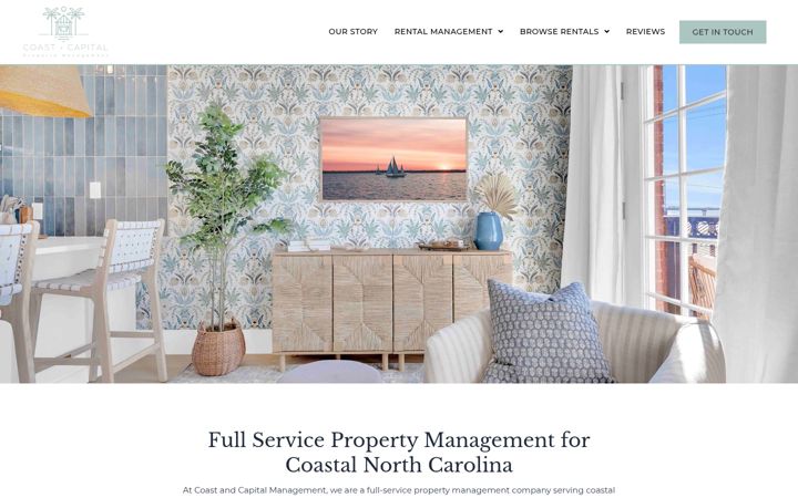Screenshot of coastandcapitalmanagement.com