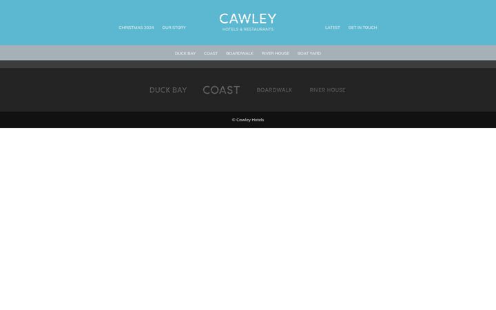 Screenshot of coastbarandrestaurant.com