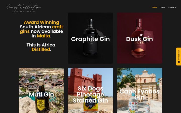 Screenshot of coastcollective.mt