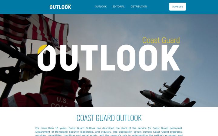 Screenshot of coastguardoutlook.com