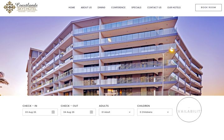 Screenshot van coastlandsskye.co.za