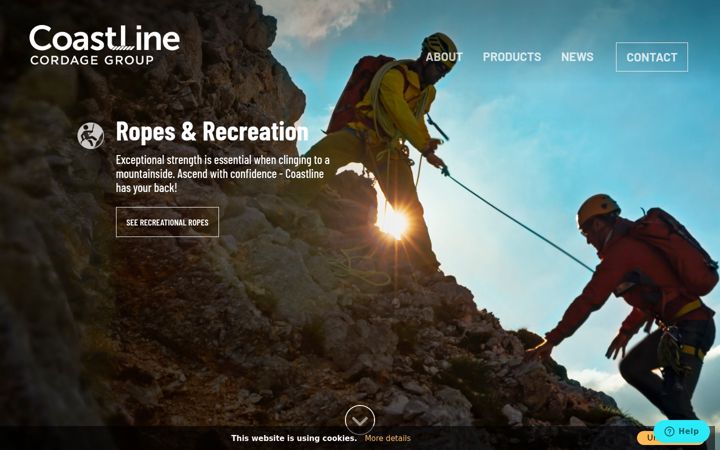 Screenshot of coastlinegroup.ca