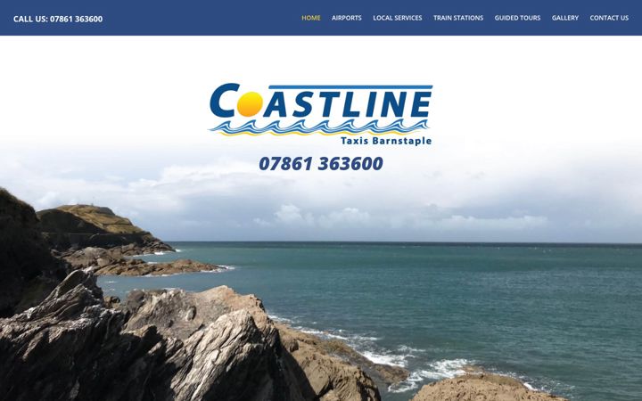 Screenshot of coastlinetaxisbarnstaple.co.uk
