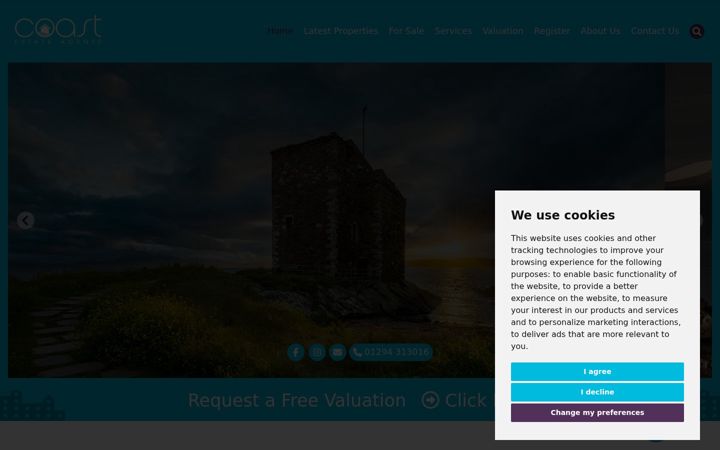 Screenshot of coastscotland.com