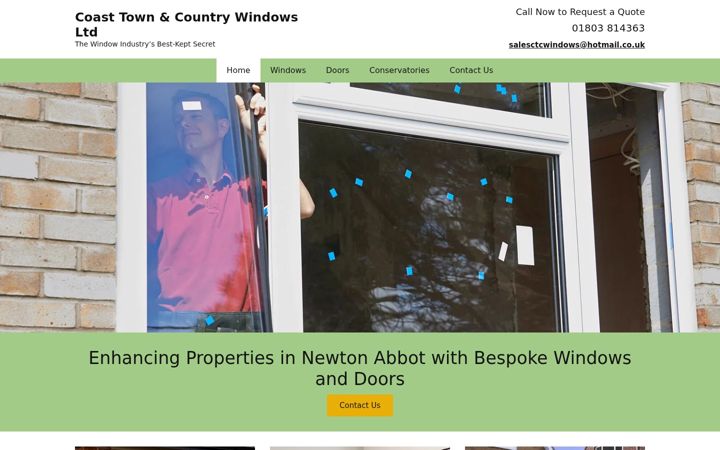 Screenshot of coasttownandcountrywindows1.co.uk