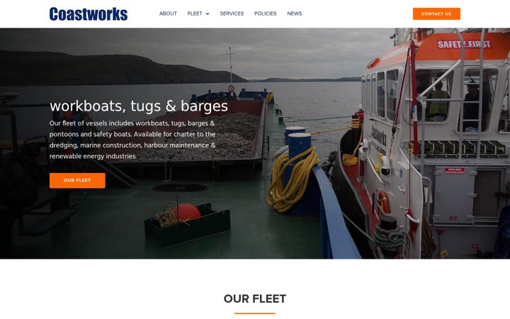 Screenshot of coastworks.co.uk