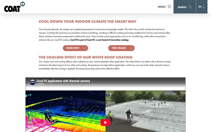Screenshot of coat-fx.com