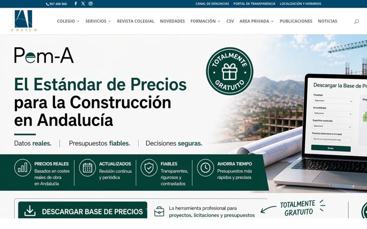 Captura de ecrã de coatcordoba.es
