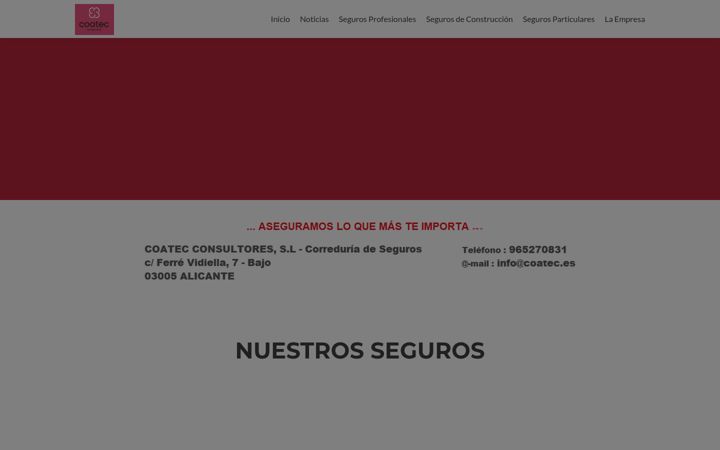 Screenshot of coatec.es