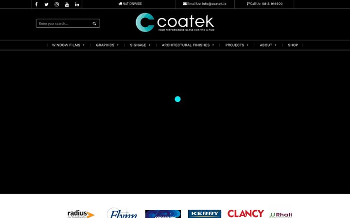 Capture d'écran de coatek.ie