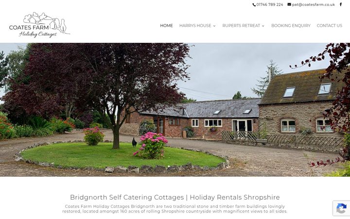 Screenshot of coatesfarm.co.uk