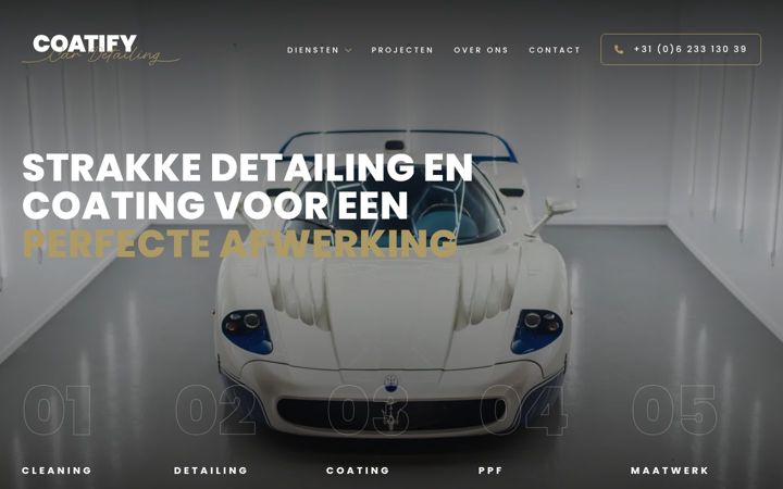 Ekrānuzņēmums no coatify.nl