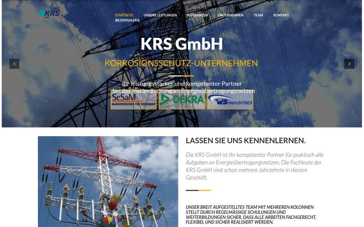 Screenshot of coating-krs.de