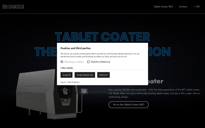 Screenshot of coating-tablets.com