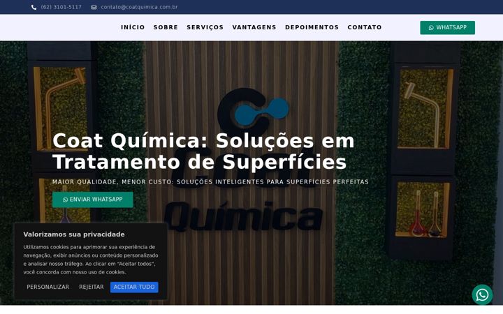Posnetek zaslona coatquimica.com.br