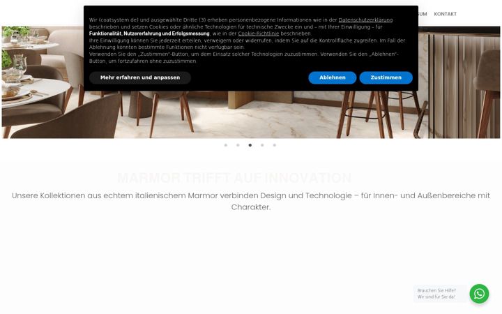 Screenshot of coatsystem.de