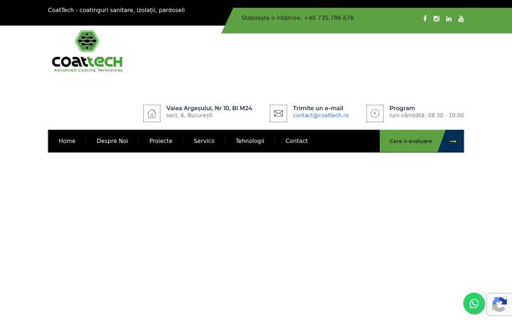 Screenshot of coattech.ro